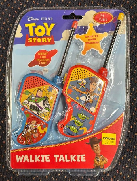 Walkie Talkie Toy Story (req 2 x 9v batteries)