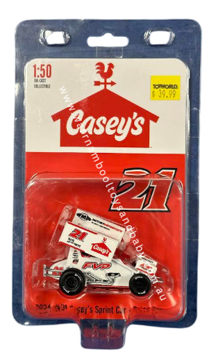 1/50 Sprint Car 2024 #21 Casey's General Store Brian Brown
