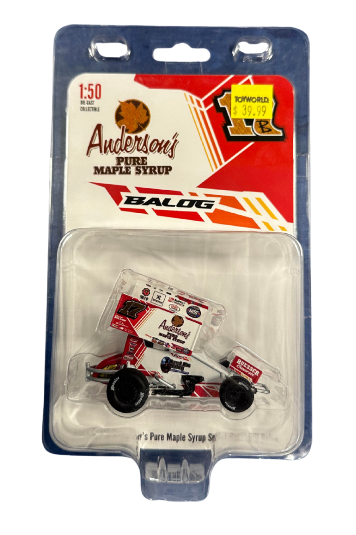 1/50 #17B 2025 Anderson's Pure Maple Syrup Sprint Car - Bill Balog