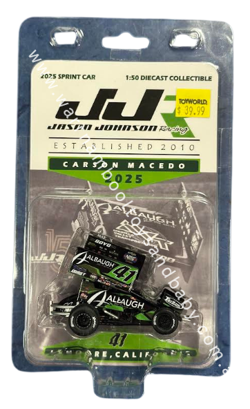 1/50 #41 2025 Albaugh Sprint Car - Carson Macedo