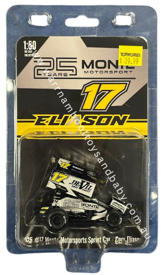 1/50 #17 2025 Monte Motorsports Sprint Car - Cory Eliason