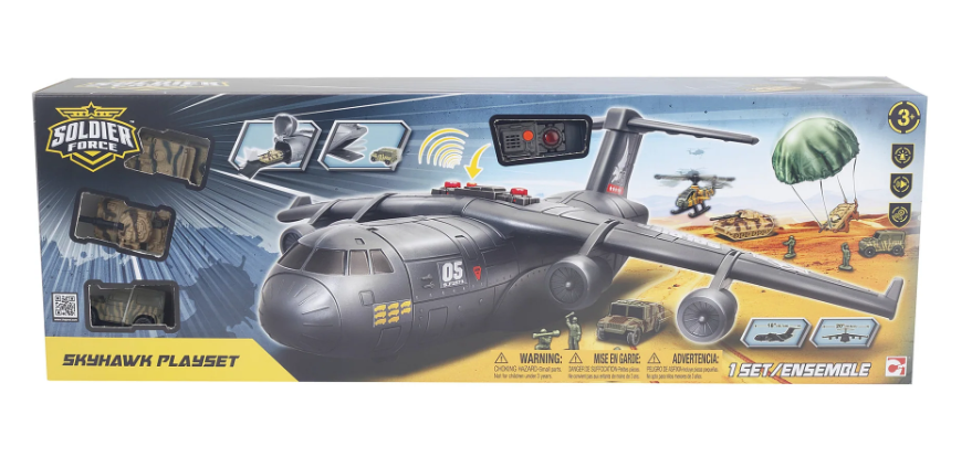 Soldier Force Lights &amp; Sounds Skyhawk Playset