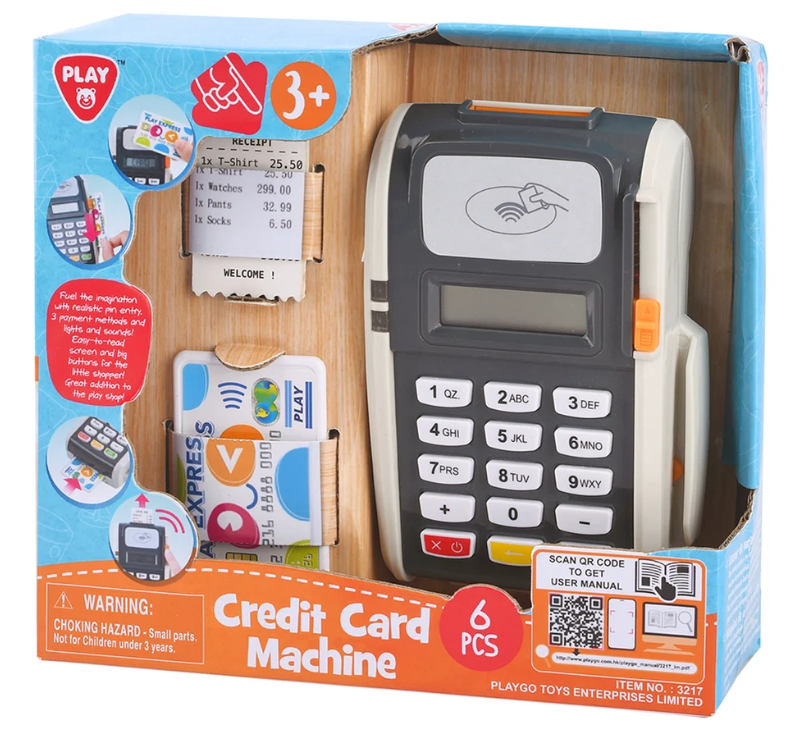PLAYGO TOYS ENT. LTD. Credit Card Machine Playset