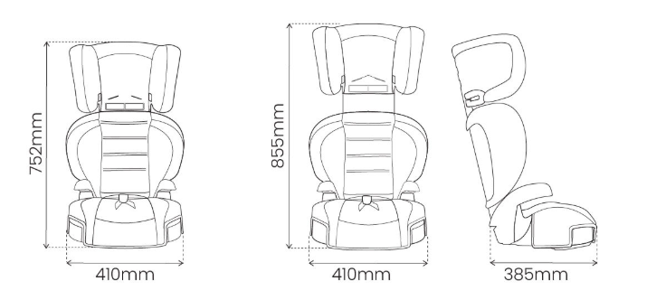 Britax Hi Liner Grey Booster 4-8yrs