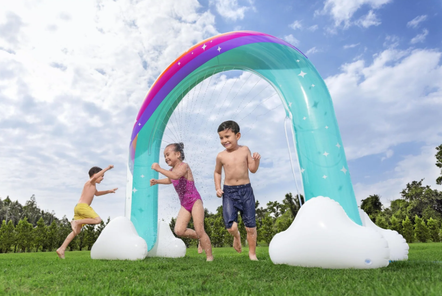 Bestway Jumbo Rainbow Dreams Sprinkler 2.21m x 71cm x 1.93m
