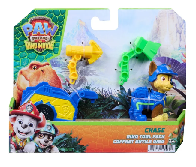 Paw Patrol The Dino Movie Dino Tool Pack CHASE