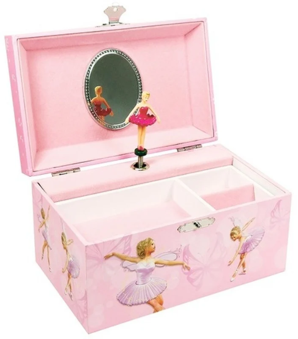 Jewellery Musical Box Pink Ballerina
