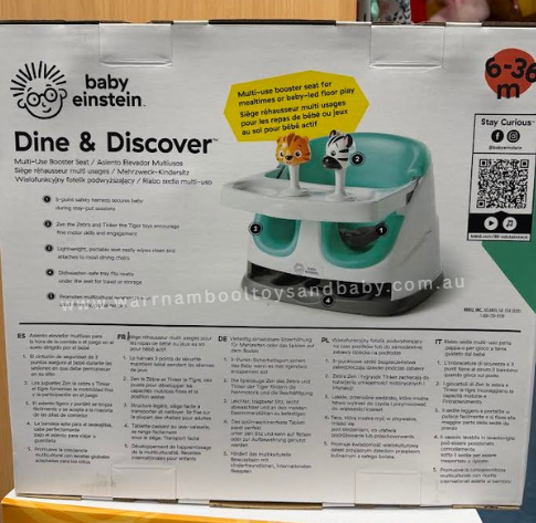 Baby Einstein Dine &amp; Discover Multi Use Booster Seat 6-36 months