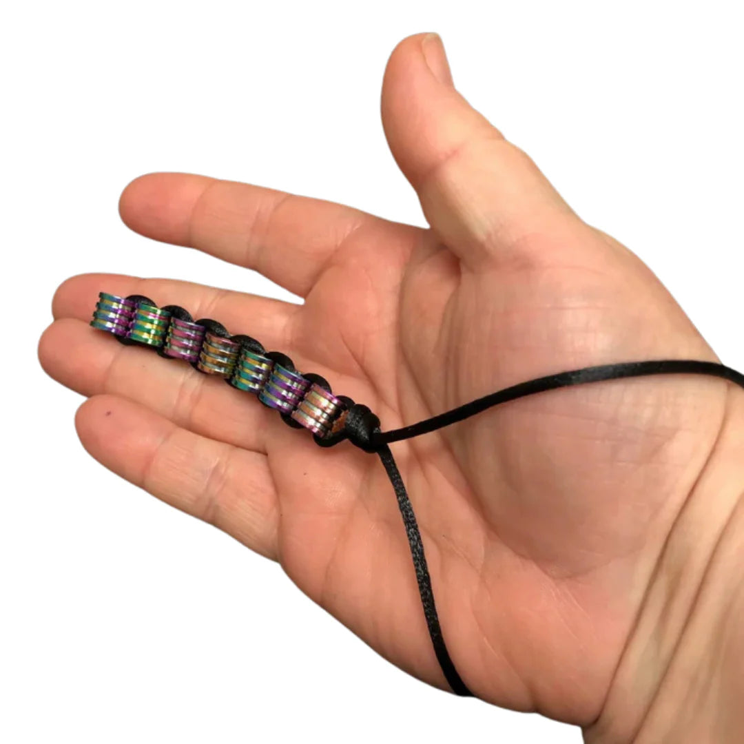 Kaiko Hand Silkworm Fidget Oil Slick