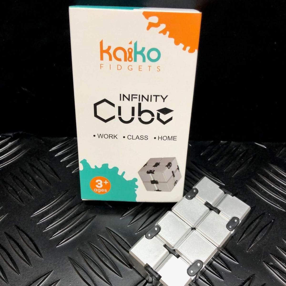 KAIKO Silver Infinity Cube Fidget (108 grams)