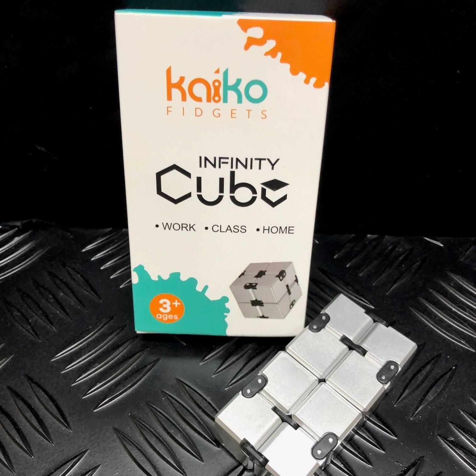 KAIKO Silver Infinity Cube Fidget (108 grams)