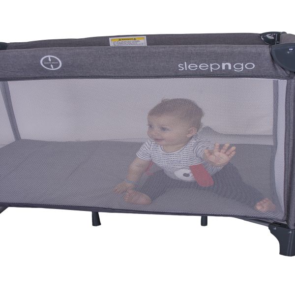 Love N Care Sleep N Go Travel Cot GREY