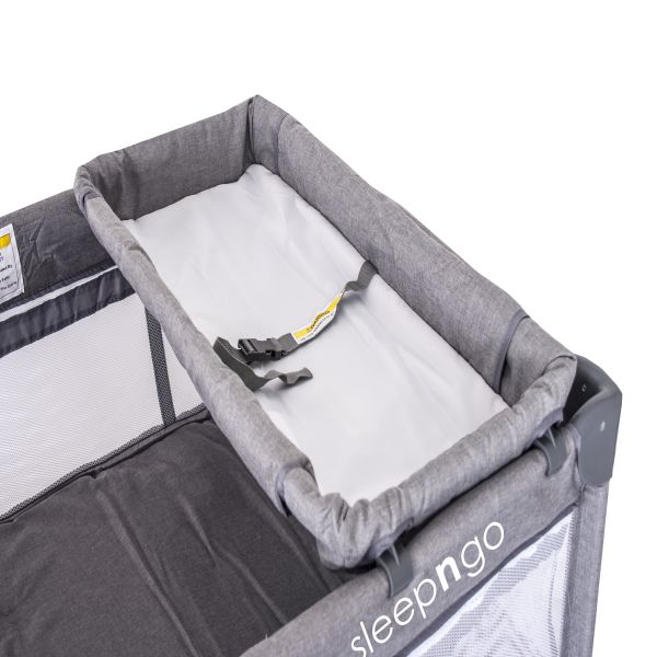 Love N Care Sleep N Go Travel Cot GREY