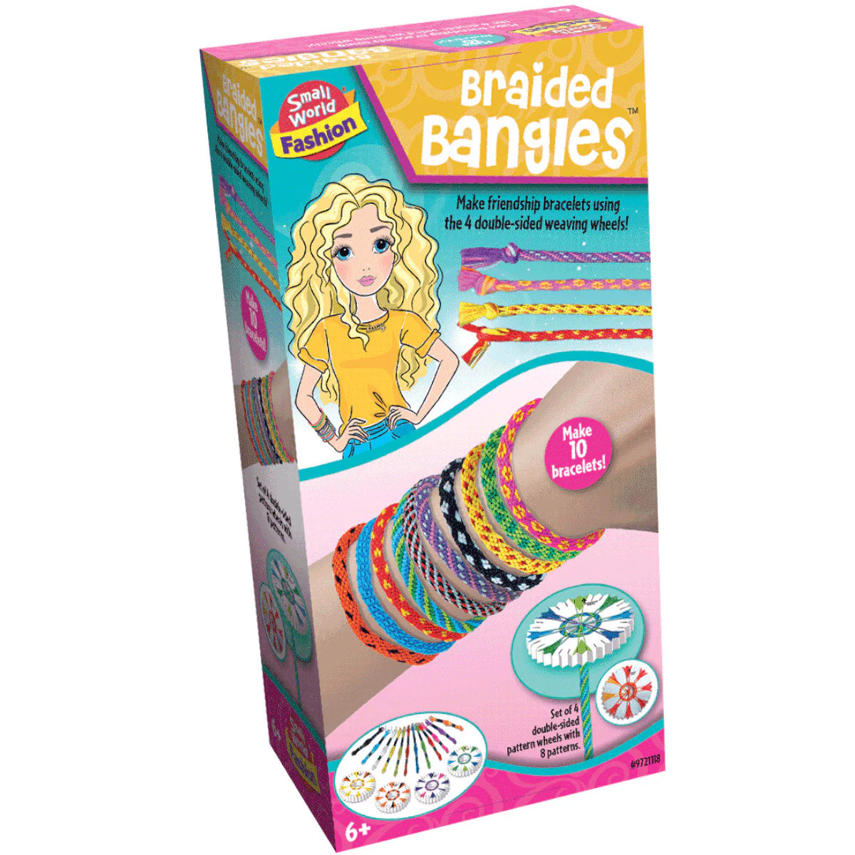 Small World Fashion Braided Bangles Makes 10 Bracelets