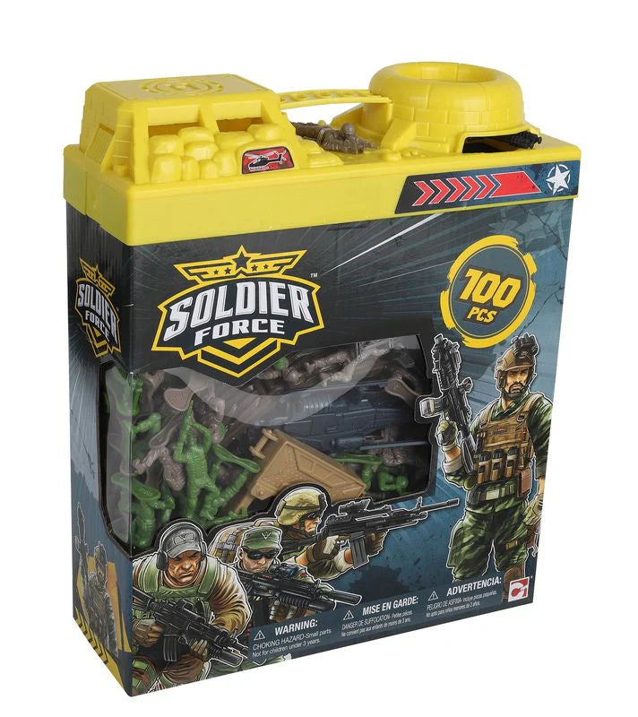 Soldier Force Bucket Playset 100pc