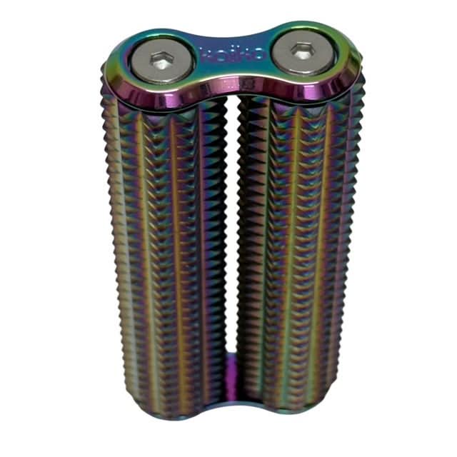 Kaiko Hand Roller SPIKEY Oil Slick In Metal Case Safe "Ouch" (100g)