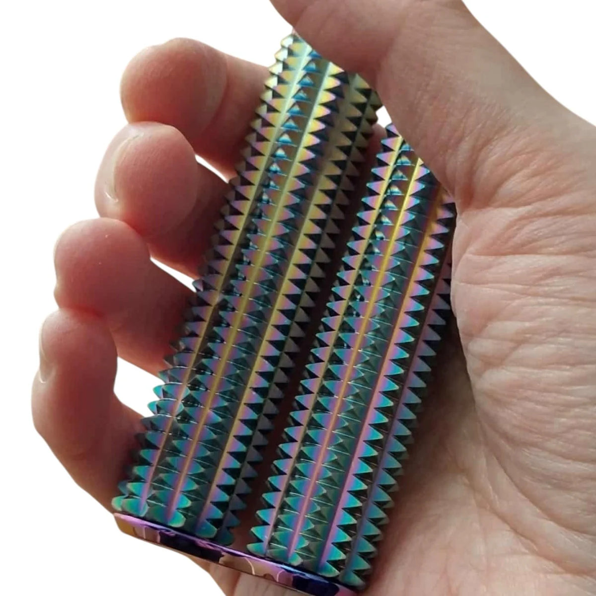 Kaiko Hand Roller SPIKEY Oil Slick In Metal Case Safe "Ouch" (100g)