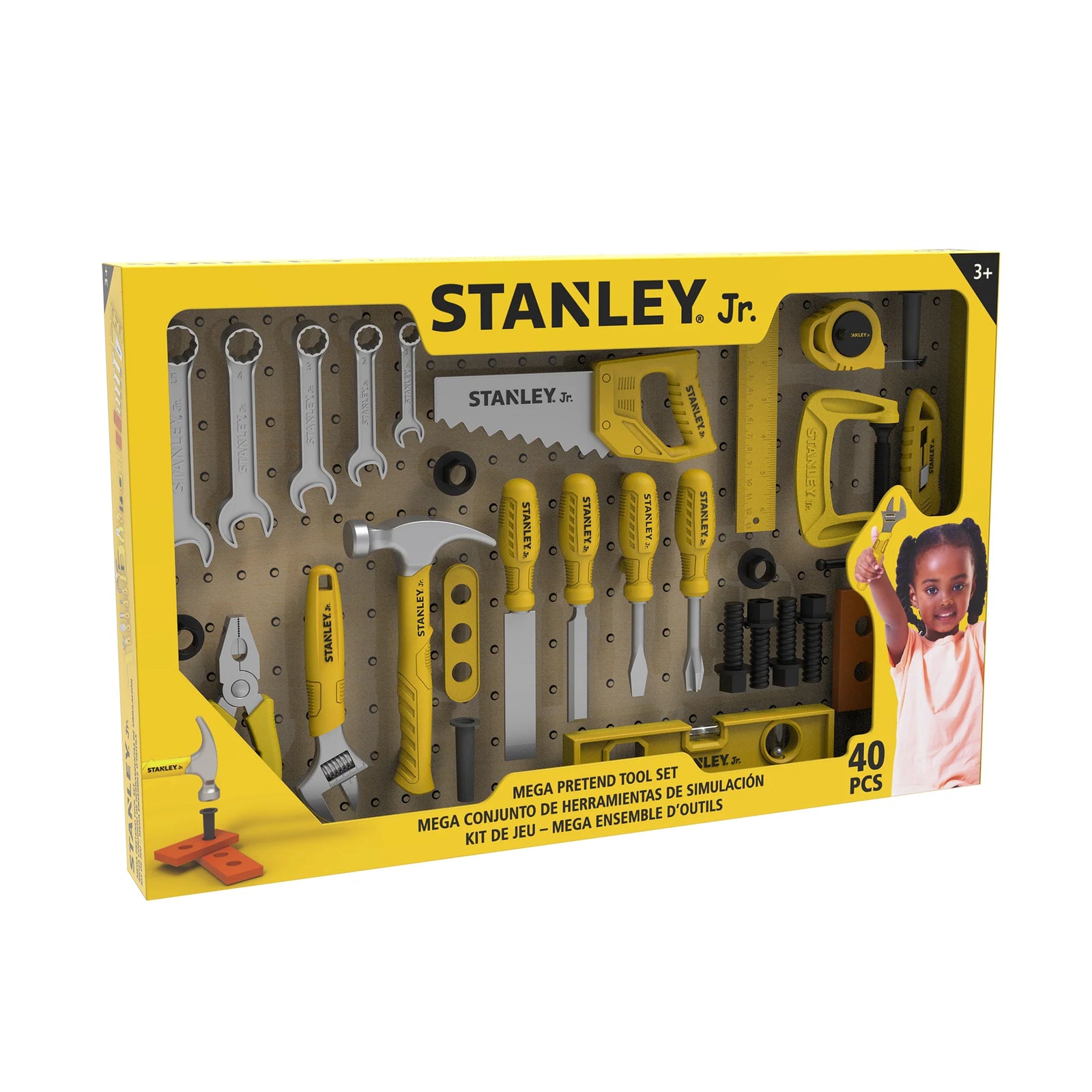Stanley Jr Mega Pretend Tool Set 40pc