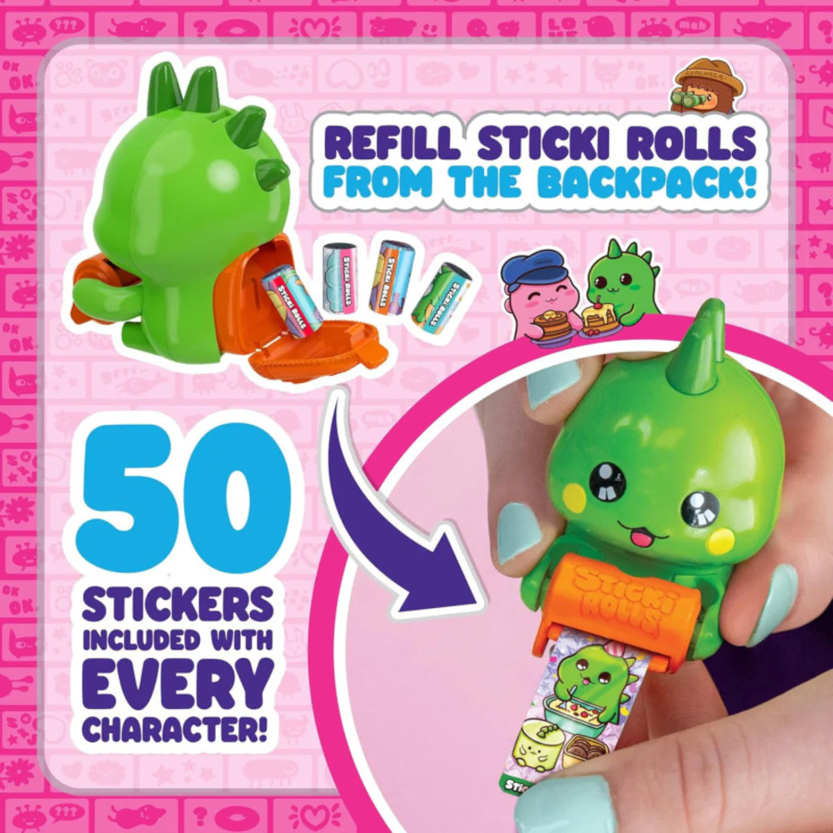 Sticki Rolls - STICKI MATES Series 3 Assorted Characters