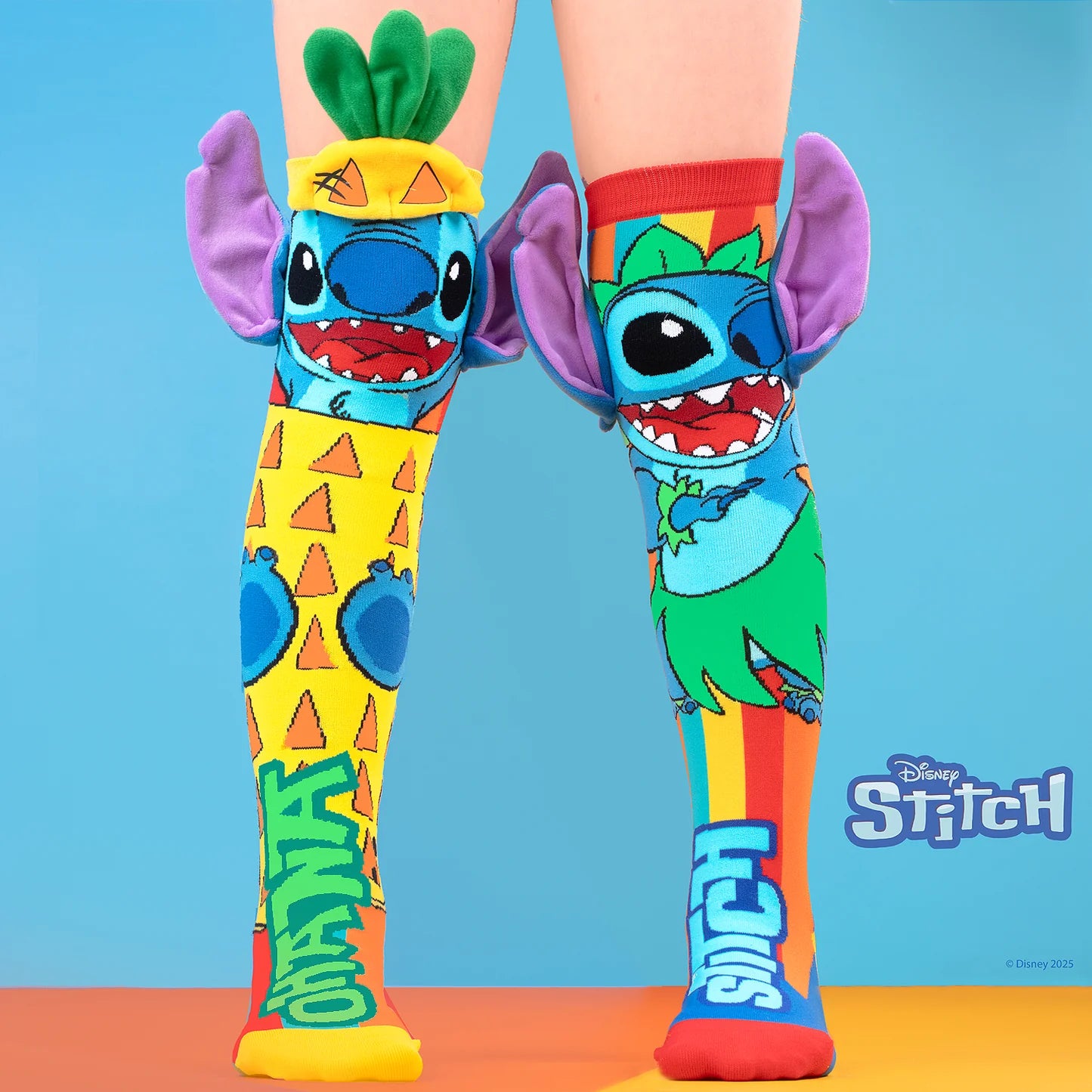 Mad Mia Stitch Pineapple Socks One Size Fits Most