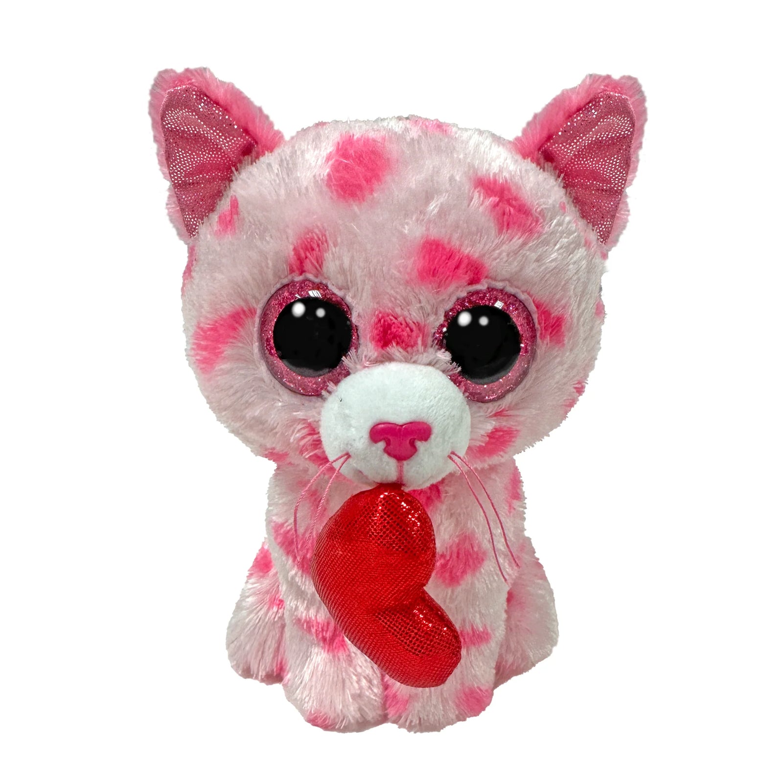TY Beanie Boo Regular - Cat with Heart SWEET