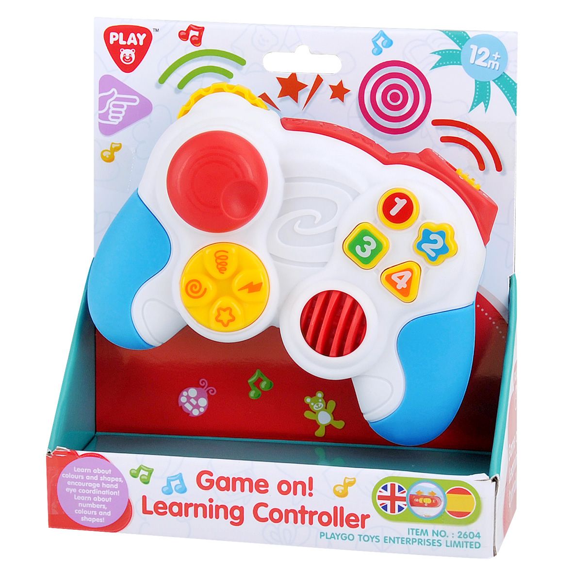 PLAYGO TOYS ENT. LTD. Game On! Learning Controller 2 AAA demo batt incl.