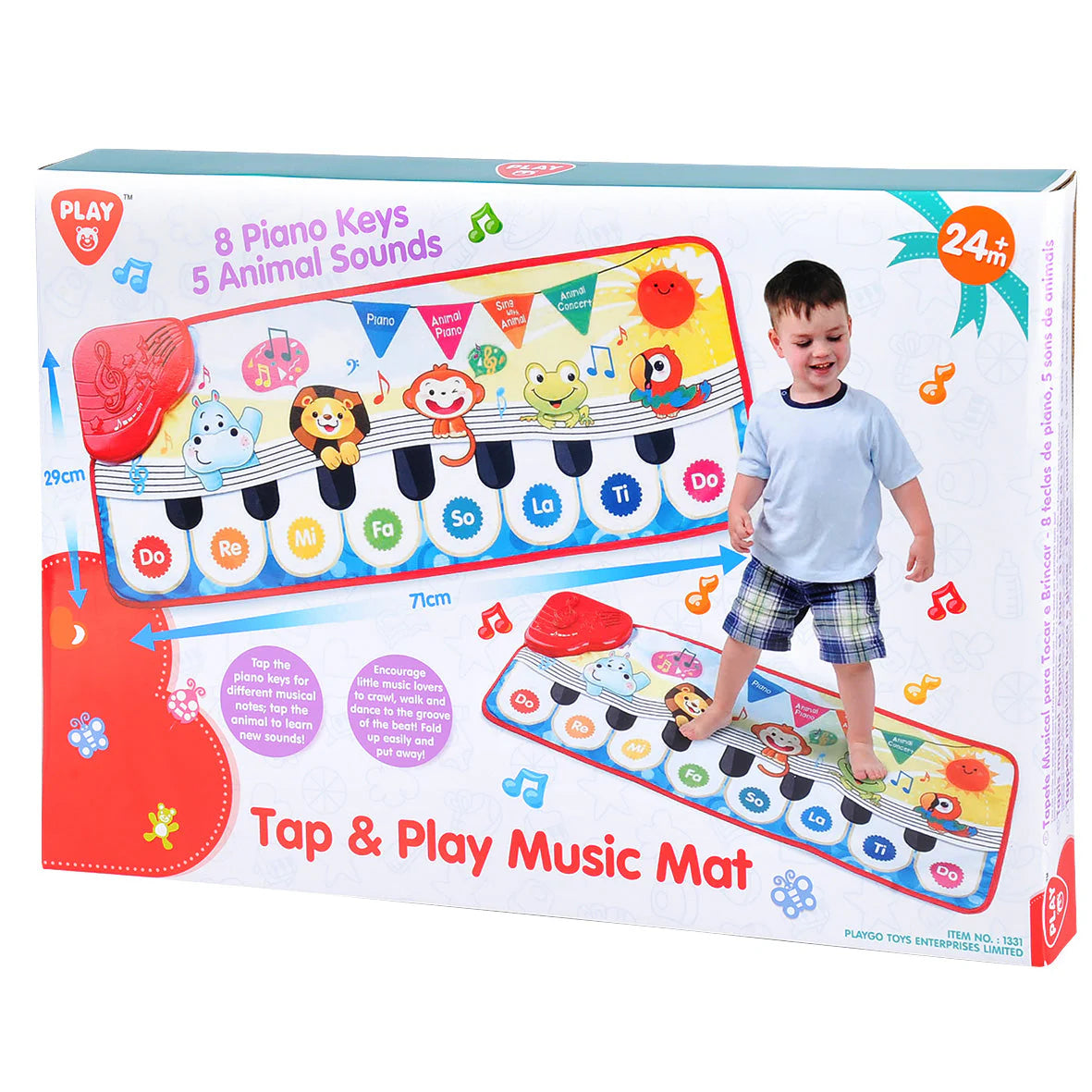 PLAYGO TOYS ENT. LTD.  Tap & Play Music Mat Requires 3xAAA Batteries