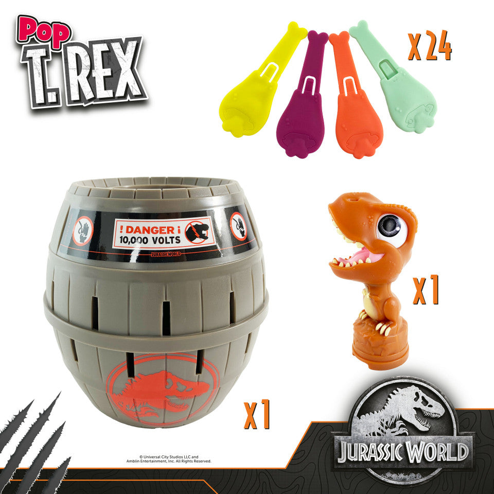 Pop Up Jurassic T-Rex Game