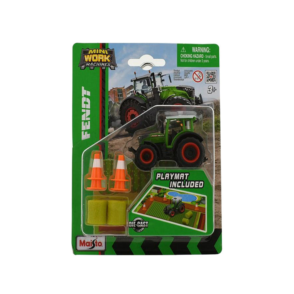 Maisto Mini Work Machines Mini Farm Tractor Playset Asst