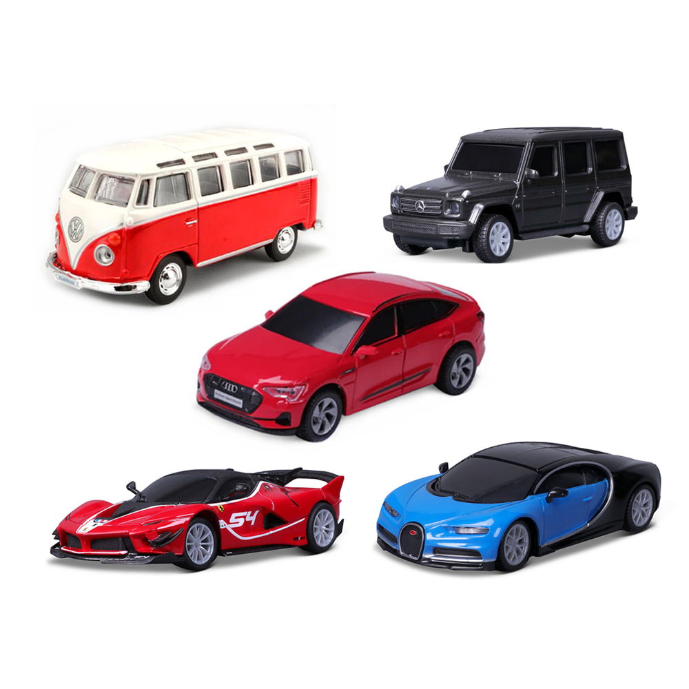 Maisto 1/41 Tech R/C Diecast Mini Metal Car with Bluetooth App Control Assorted