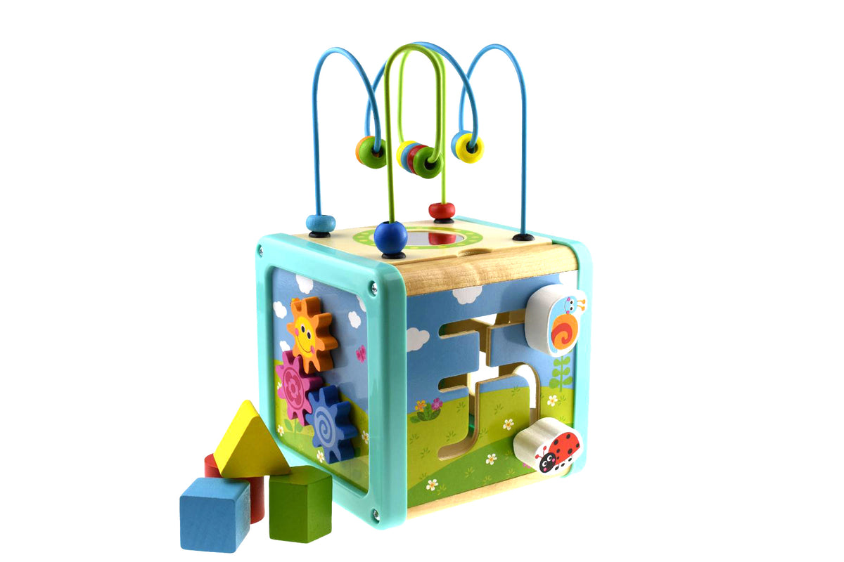 Tooky Toy Garden Theme Play Cube