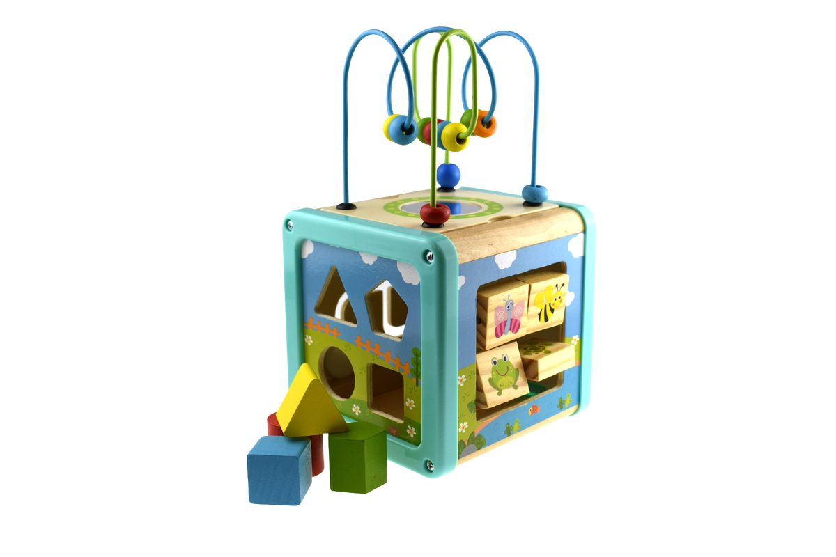 Tooky Toy Garden Theme Play Cube