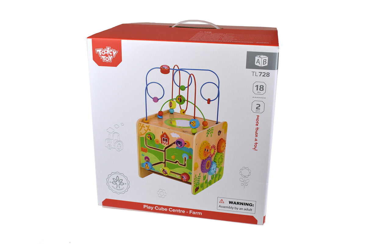 Tooky Toy Play Cube Centre - Farm