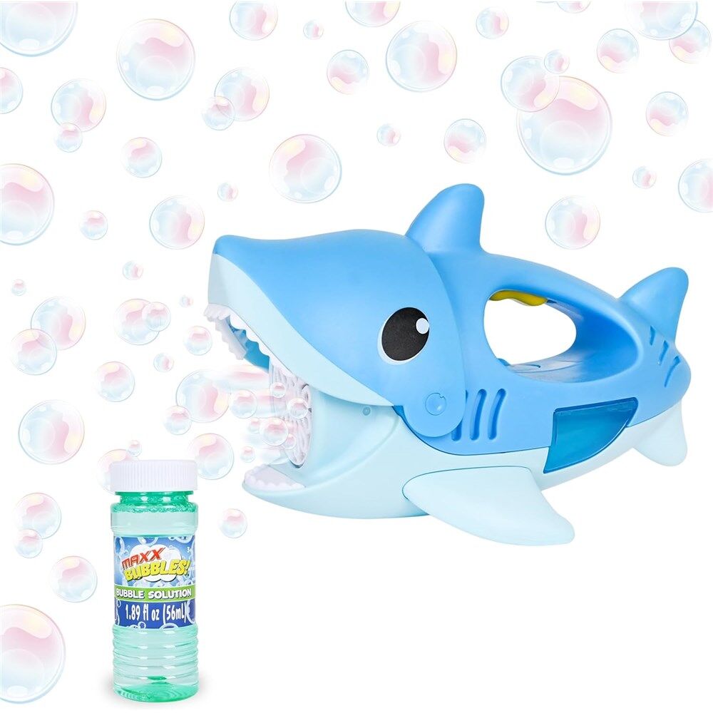 MAXX BUBBLES Handheld Shark Bubbler - Req 4 AAA Batteries