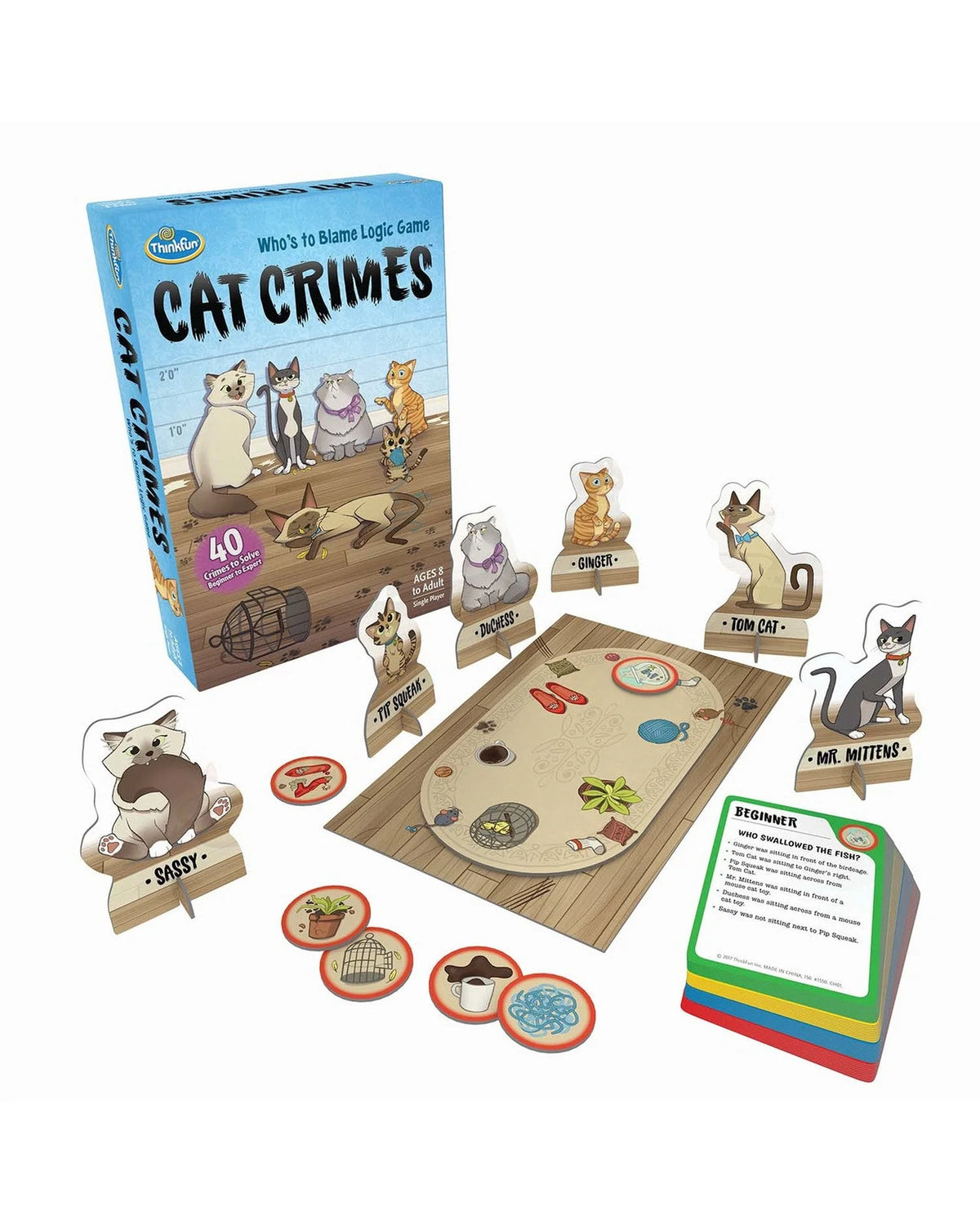 Think Fun Cat Crimes Game