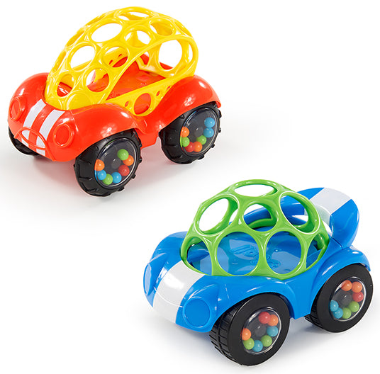 Bright Starts Oball Rattle &amp; Roll Vehicle Asstd Cols