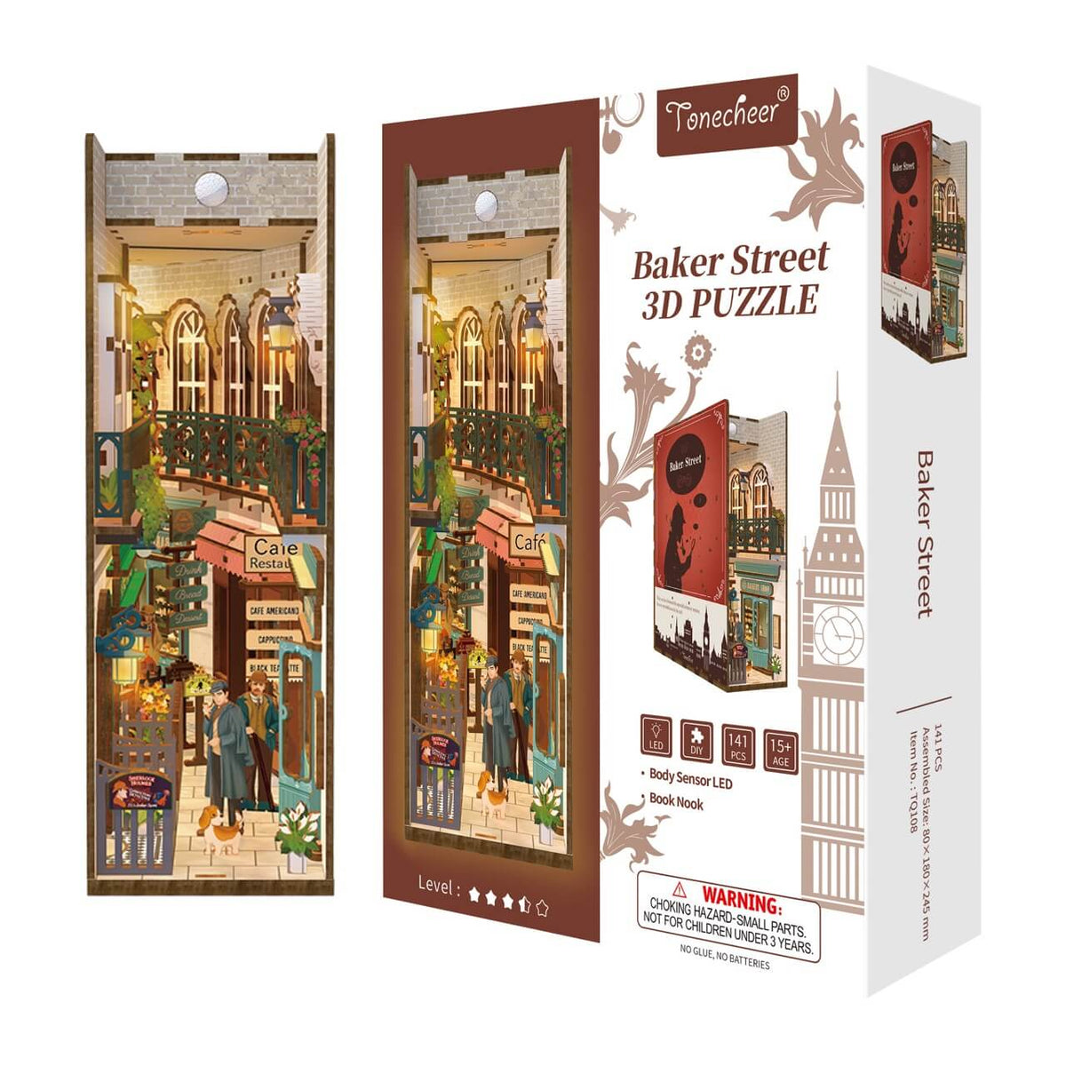 Tonecheer Baker Street 3D Puzzle req 3 x AA batteries
