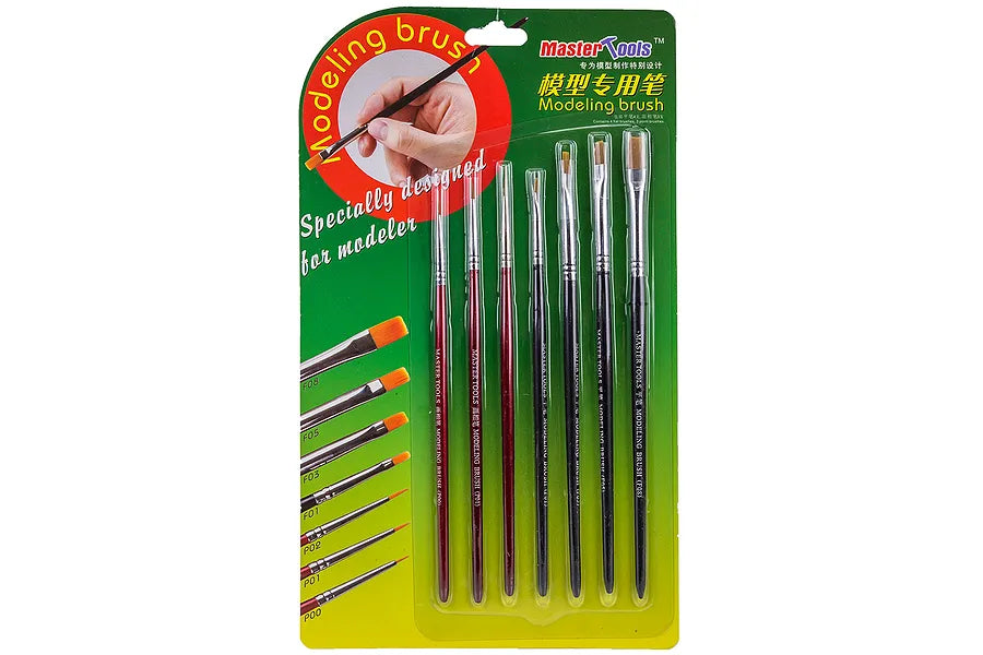 Master Tools Trumpeter Brush Set 7pce