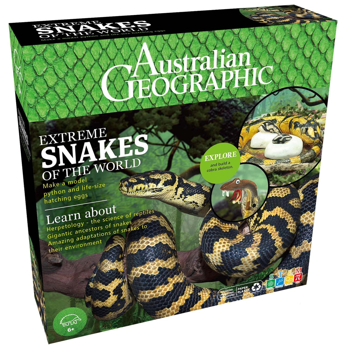 Australian Geographic Extreme Snakes Of The World