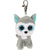 TY Beanie Boos Husky Dog SLUSH Clip On