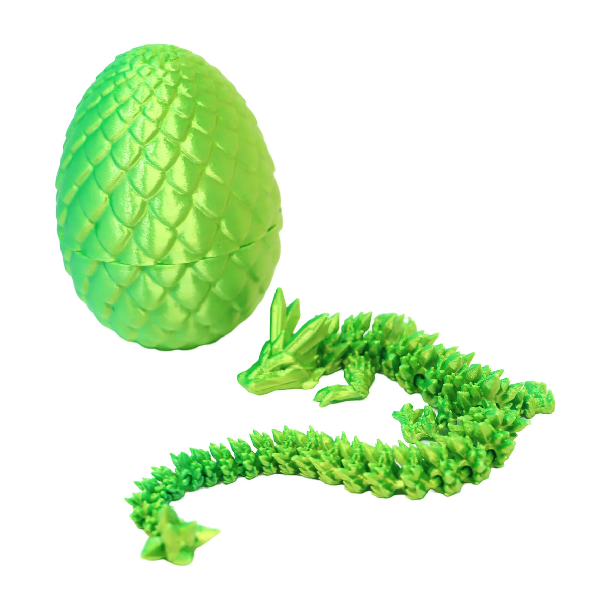 3D Printed Dragon&#39;s Egg - Green