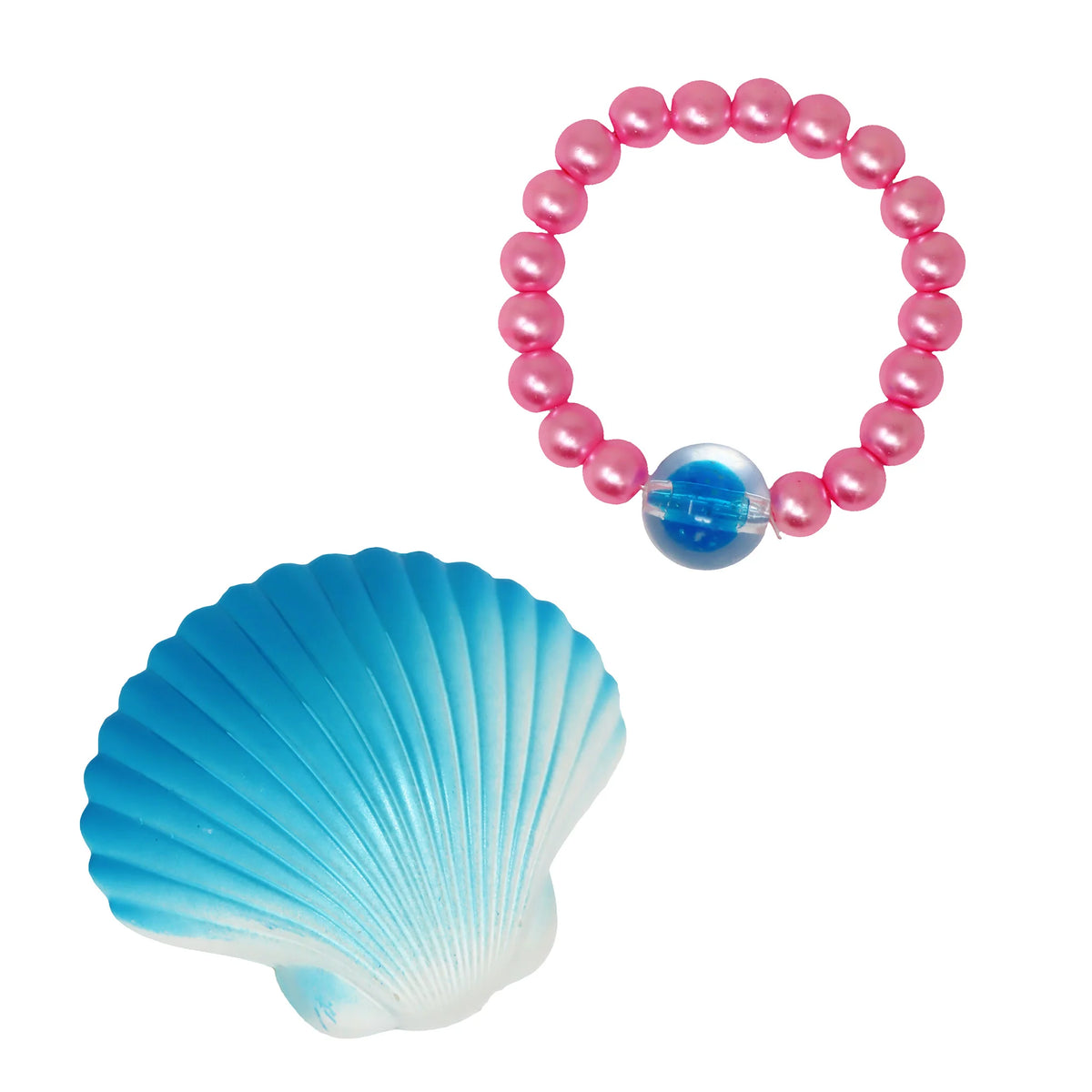 Hatch Clam Shell with Surprise Pearl Bracelet Asstd Cols