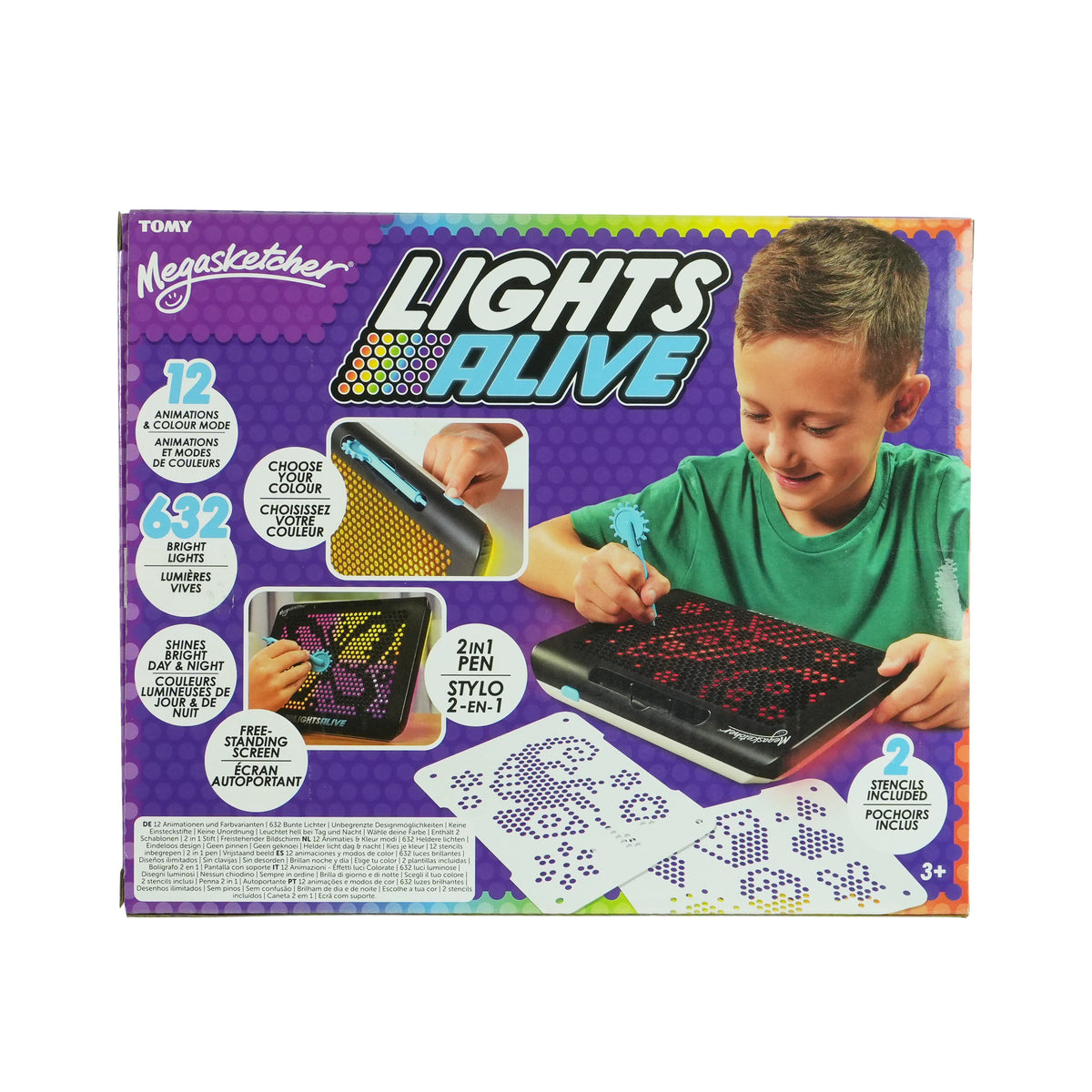Tomy Megasketcher LIGHTS ALIVE Req 3 AA Batteries