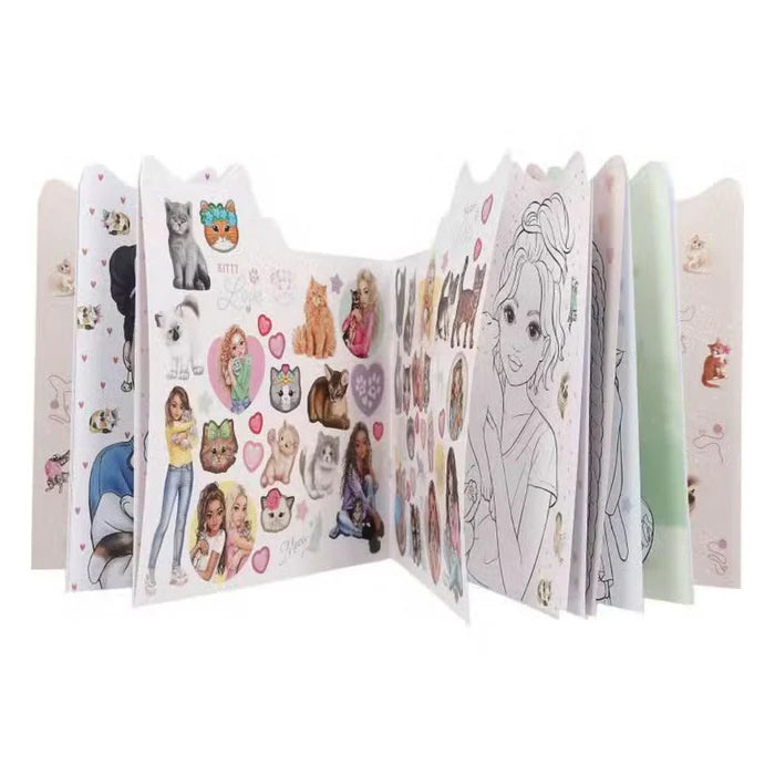 Top Model Colour Book Kitty Shape