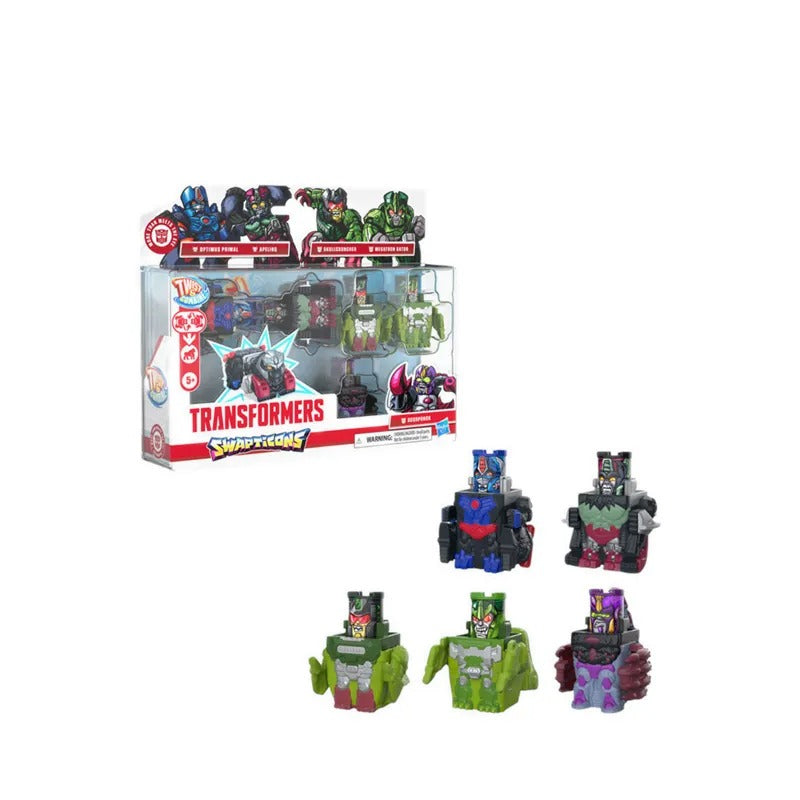 Transformers Swapticons Figures Wild Jungle Mission 5pk