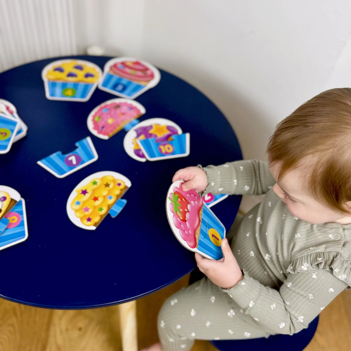 My First Match It Puzzle - Counting Cupcakes