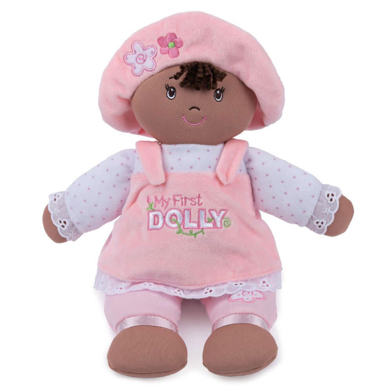 GUND BABY My First Dolly Dark Brown Hair - 33cm