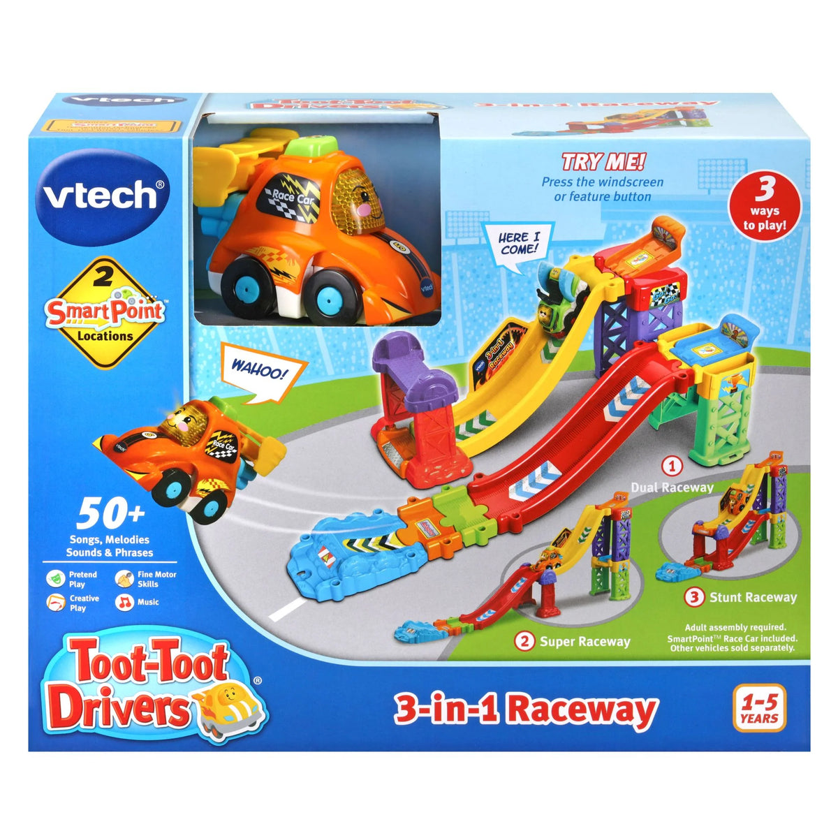 Vtech Toot Toot Drivers 3 In 1 Raceway