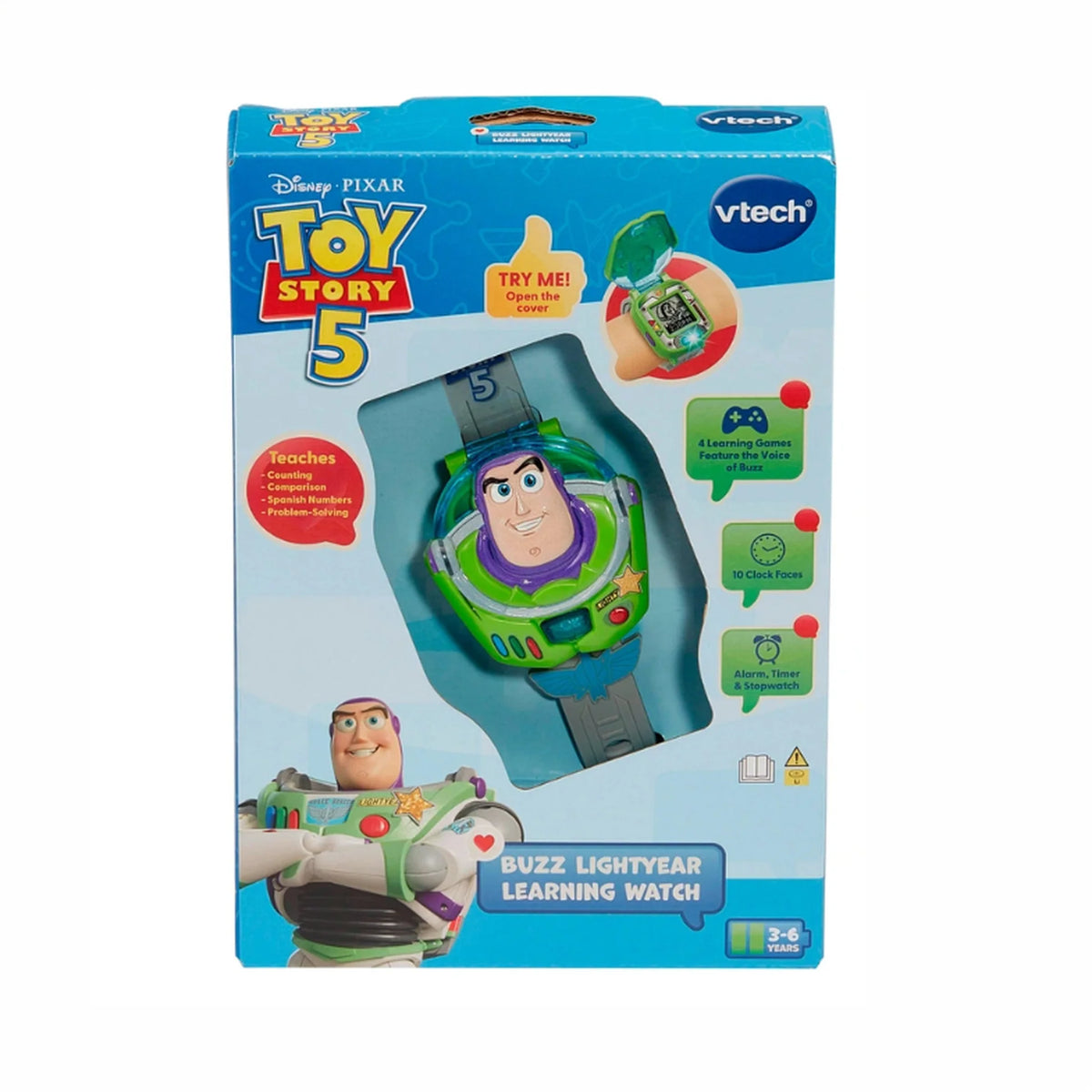 Vtech Toy Story 5 Buzz Learning Watch