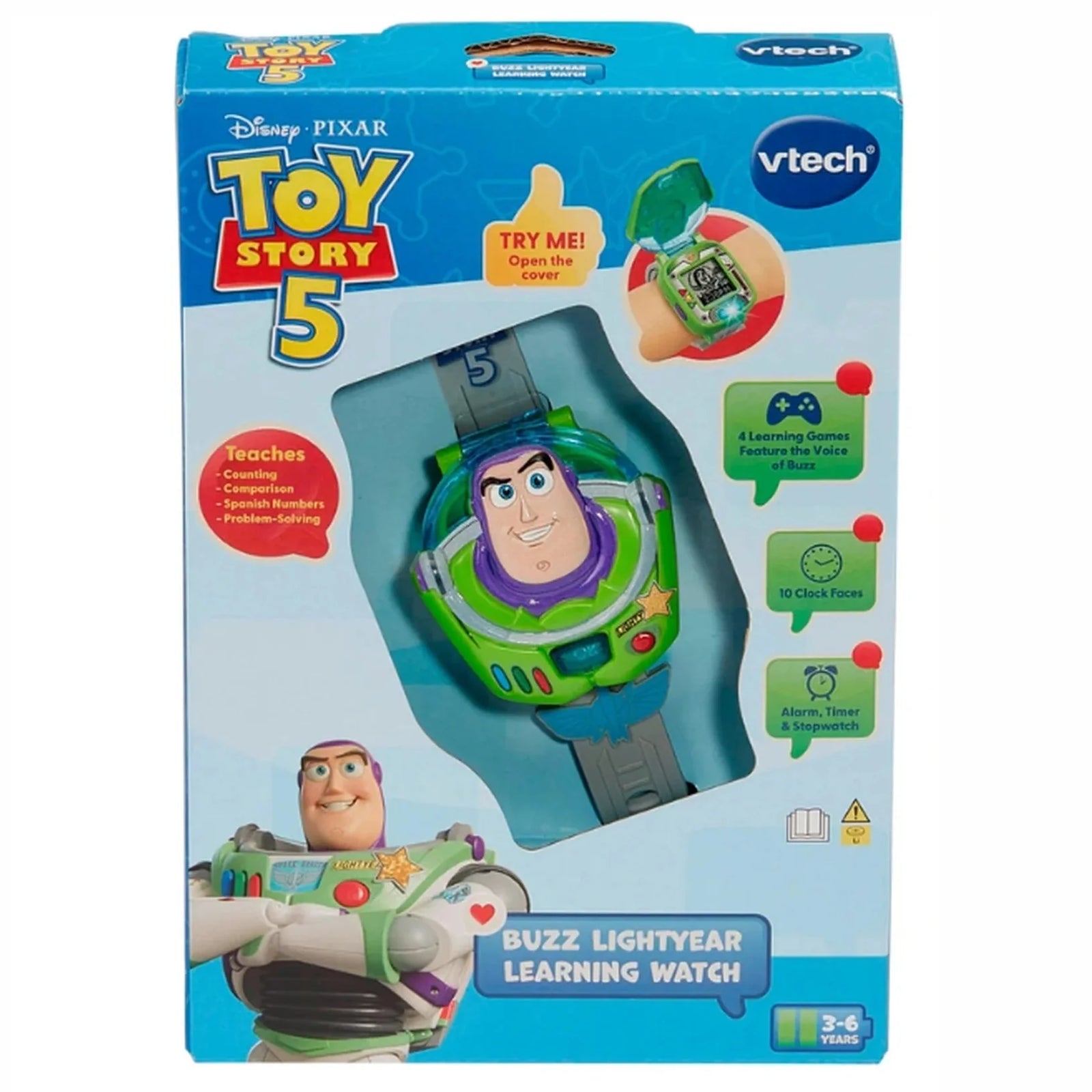 Vtech Toy Story 5 Buzz Learning Watch